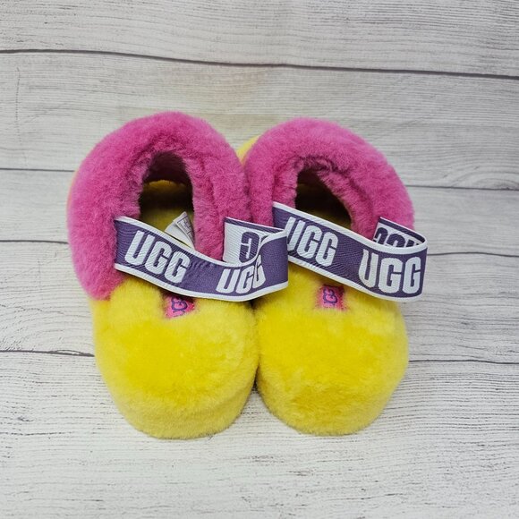 NEW! UGG PRIDE RAINBOW FLUFF YEAH SLIDE SLIPPER WOMEN'S SIZE 8 - Picture 7 of 11